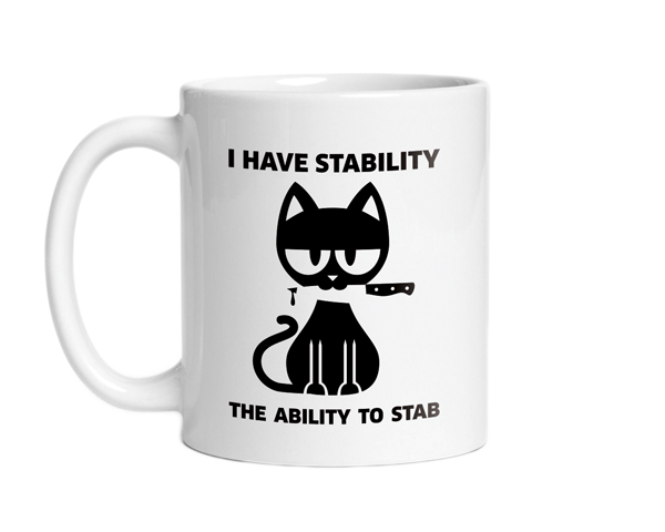 Stabby Cat Mug For Sale for sale : jshop.co.za